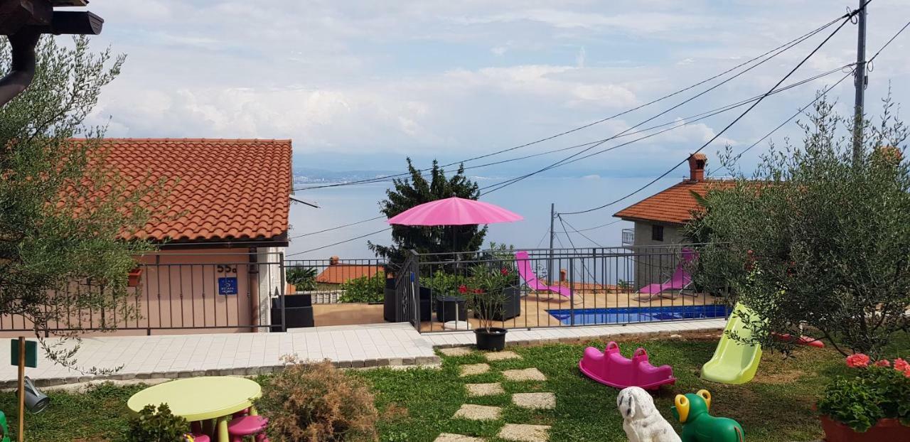 House Anastazia With Spectacular View Villa Ловран Екстериор снимка